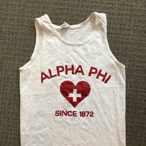 Alpha Phi lifeguard tank